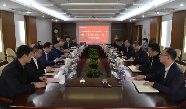 华东集团领导会见中国宝武马钢集团党委书记、董事长丁毅一行