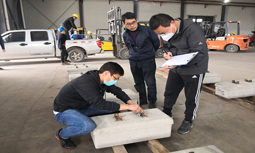 平轨公司顺利通过支承块抽检并成功中标大临铁路支承块