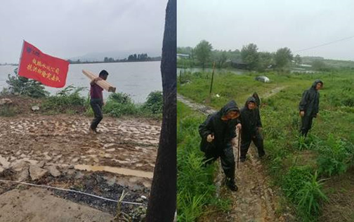 安徽铁鹏水泥公司支援地方抗洪抢险